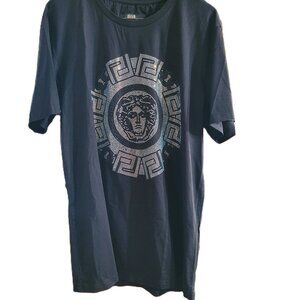 H414-NWT GG Crystal Medusa Head T-shirt SZ L